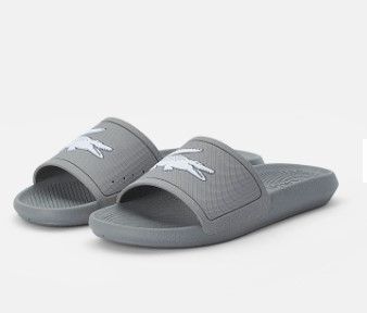 Photo 1 of Lacoste Men's Croco Slide Sandal, Size 8