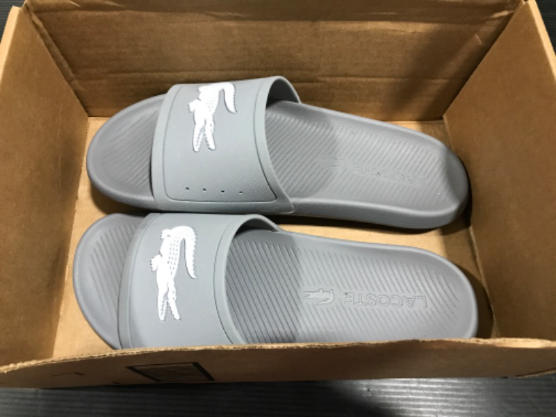 Photo 2 of Lacoste Men's Croco Slide Sandal, Size 8