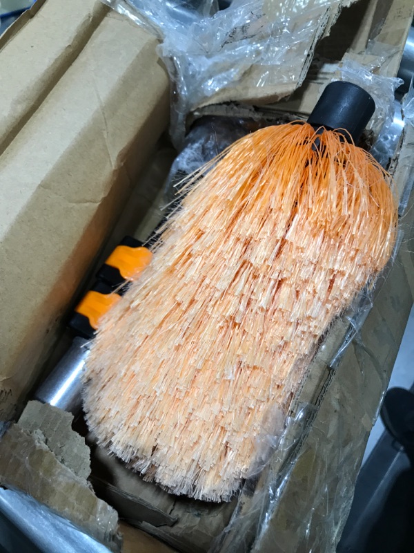 Photo 2 of 5-13 ft Cobweb Duster with Extension Pole // 20 Foot High Reach Spider Web Cleaner Cobweb Brush for Outdoor & Indoor Web Cleaning // Lightweight & Sturdy Telescopic Pole // The Ultimate Dusting Kit
