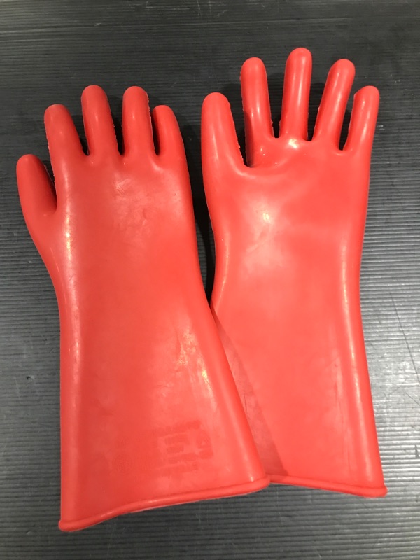 Photo 2 of 2 PCS Insulating Gloves For High Voltage Electrical Work