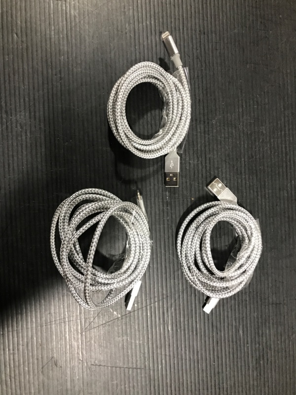 Photo 3 of iPhone Charger Cable (3 Pack 10 Foot)