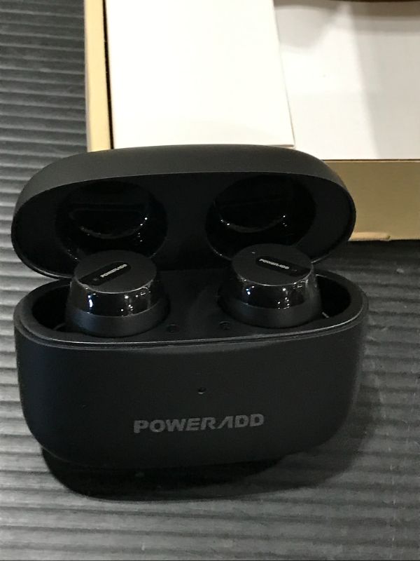 Photo 3 of Wireless Earbuds ANC, Bluetooth 5.2 Active Noise Canceling Headphones w/35H Playtime and Punchy Bass, Sport Earphones w/Wireless Charging, Touch Control, Twins and Mono Modes, IPX8
