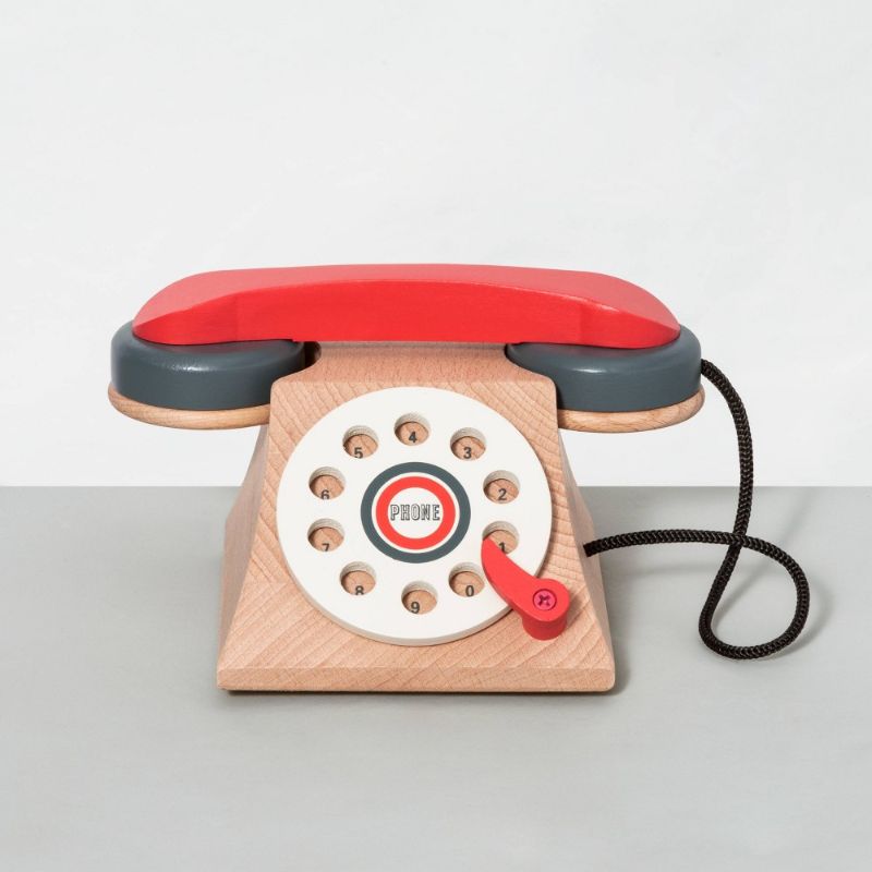 Photo 1 of Wooden Toy Rotary Phone - Hearth & Hand™ with Magnolia- HAS A BELL