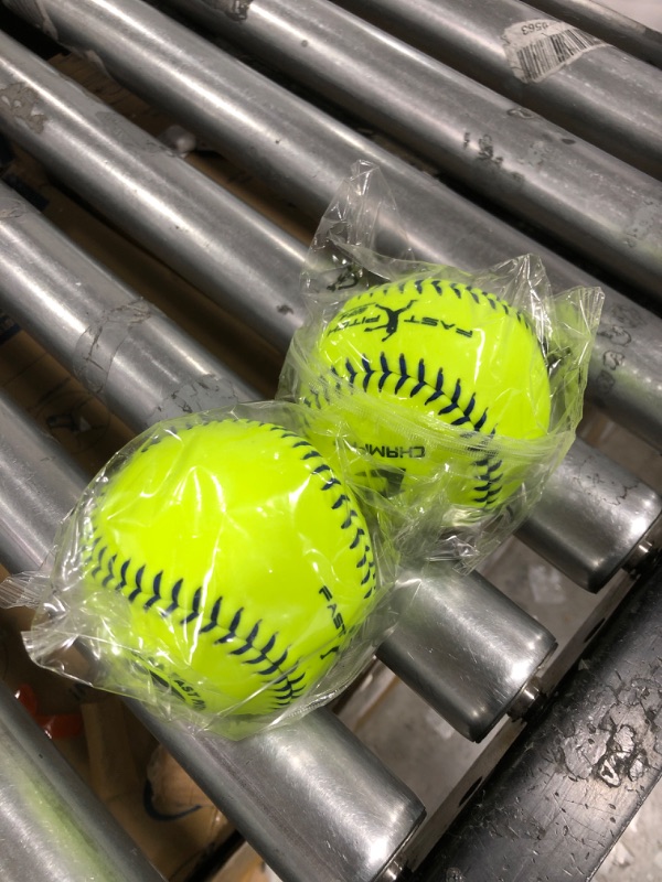 Photo 2 of (2 pack) CHAMPRO USSSA 11" Fast Pitch Softballs with Durahide Cover and .47 COR, 