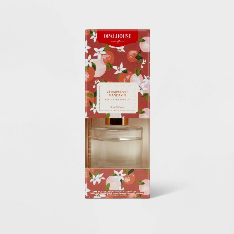 Photo 1 of 118.2ml Boxed Cedarwood Mandarin Reed Diffuser Set - Opalhouse™
