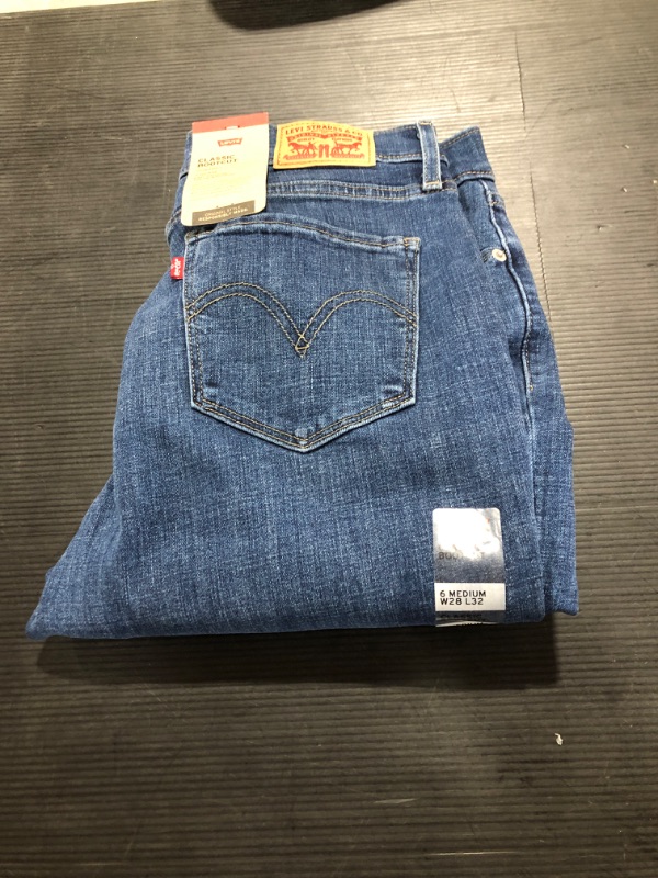 Photo 2 of Levi's Women's Classic Bootcut (Size 6-32) Lapis Awe, Cotton,Elastine,Polyester,Viscose
