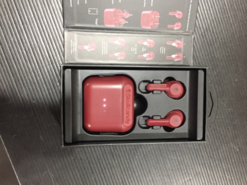 Photo 2 of Skullcandy Indy True Wireless in-Ear Earbuds (Deep Red)
