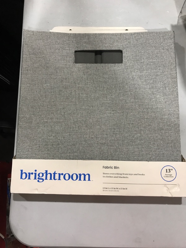 Photo 2 of 13" x 13" Fabric Bin - Brightroom™