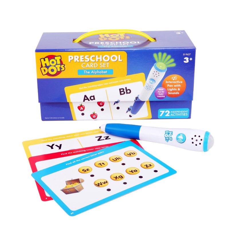 Photo 1 of Hot Dots Alphabet Set with 72 Activities Includes Interactive Audio Pen - Educational Insights
