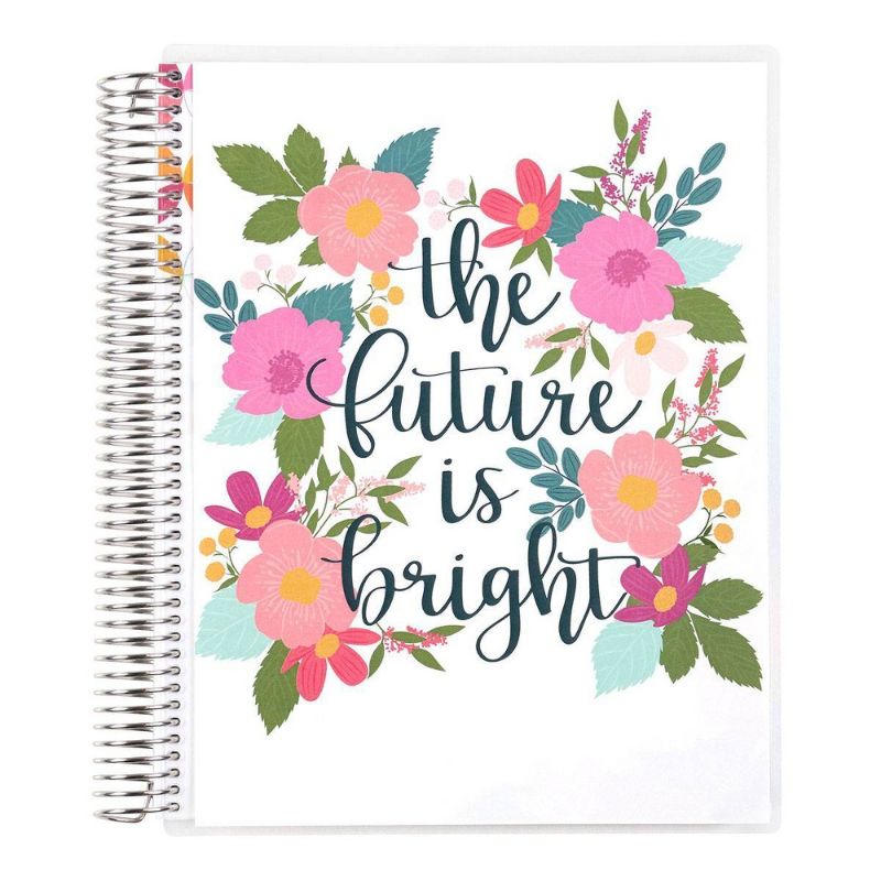 Photo 2 of Undated 12 Month Teacher Lesson Planner Coiled 8.5"x11" Bright Future - Erin Condren
