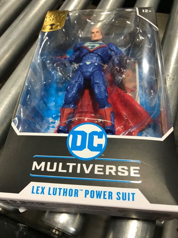 Photo 1 of DC Comics Multiverse Gold Label Lex Luthor Power Suit Action Figure Exclusive
