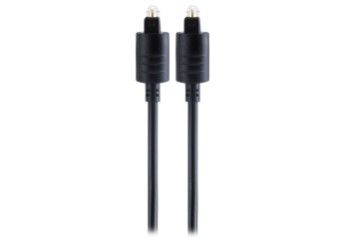 Photo 1 of Philips 10' Toslink Digital Fiber Optic Cable with Mini Adapter - Black