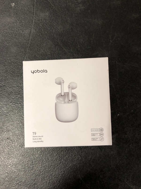 Photo 2 of Wireless Earbuds, yobola Bluetoth Earbuds, IPX5 Waterproof Wireless Headphones Touch Control, Bluetoth Headphones 5.1 Built-in Microphone, 25 Hrs with USB-C Charging with Running/Fitness