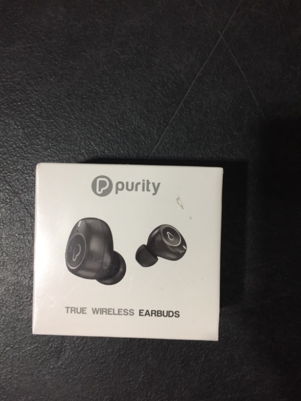 Photo 2 of Purity True Wireless Earbuds with Immersive Sound, Bluetooth 5.0 Earphones in-Ear with Charging Case Easy-Pairing Stereo Calls/Built-in Microphones/IPX5 Sweatproof/Pumping Bass for Sports,Workout,Gym