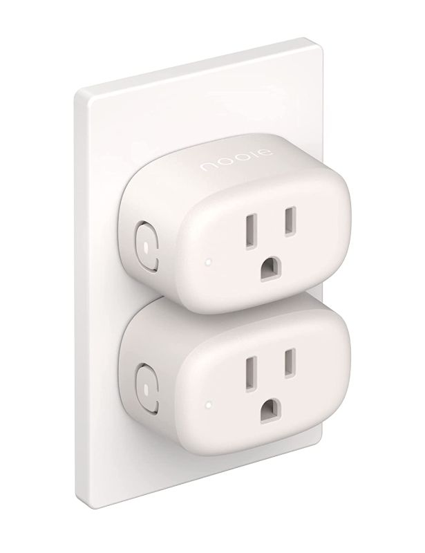 Photo 1 of Nooie Smart Plug WiFi Outlet Mini Smart Socket Compatible with Alexa, Google Assistant, No Hub Required. Schedule Timer Function Control Electric Devices(2 pack)