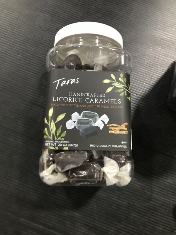 Photo 1 of Tara's All Natural Handcrafted Gourmet Black Licorice Caramel: Small Batch, Kettle Cooked, Creamy & Individually Wrapped - 20 Ounce
BEST BY 01/23/23