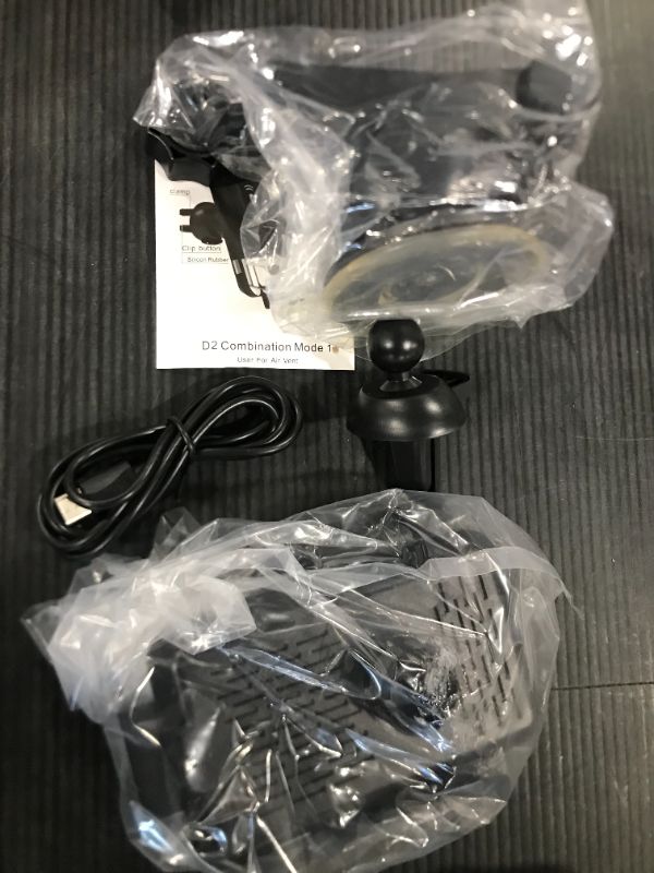 Photo 1 of Wireless Car Charger Automatic Clamping 10W Qi Fast Charging Car Charger Mount Compatible with iPhone 12/12pro/12 pro max/11/11pro/11pro MAX/Xs MAX/XS/XR/X/8/8p Samsung S10/S10+/S9/S9+/S8/S8+