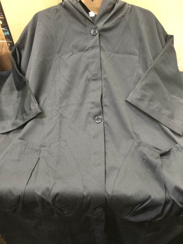 Photo 1 of Black button up robe for women, size XL