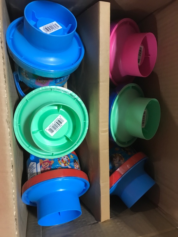 Photo 1 of 6 PACK Bubble Buckets variety pack PAW PATROLBOY AND GIRL , BABY SHARK, 