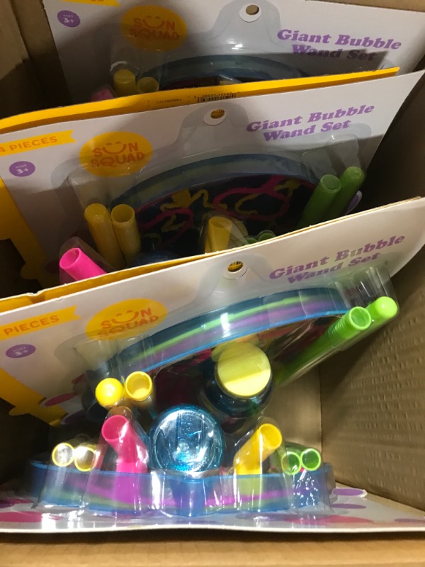 Photo 2 of  6 PACK BUNDLE  OF Giant Bubble Wand 2pk - Sun Squad