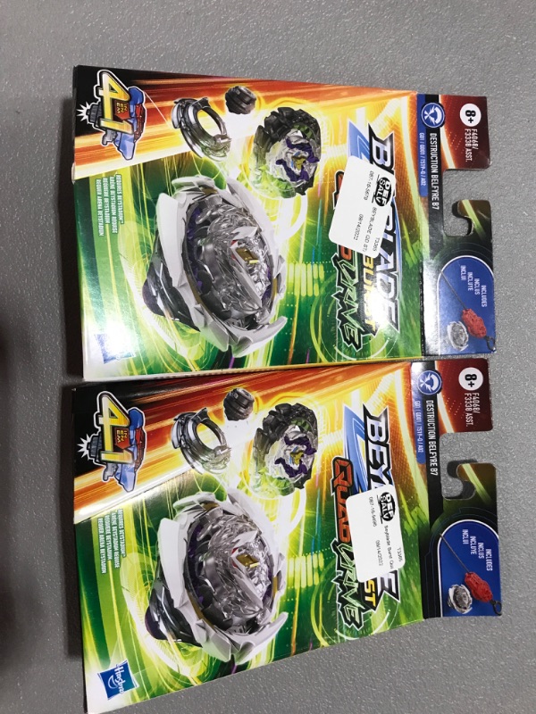 Photo 2 of Beyblade Burst QuadDrive Destruction Belfyre B7 Spinning Top Starter Pack
