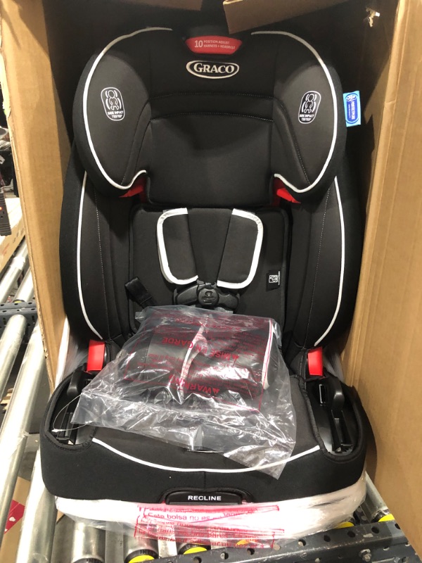 Photo 2 of Graco Atlas 65 2-in-1 Harness Booster Car Seat, Glacier