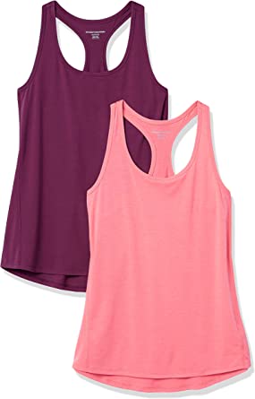 Photo 1 of Amazon Essentials Women's Studio Relaxed-Fit Racerback Tank, Multipacks
SIZE M 