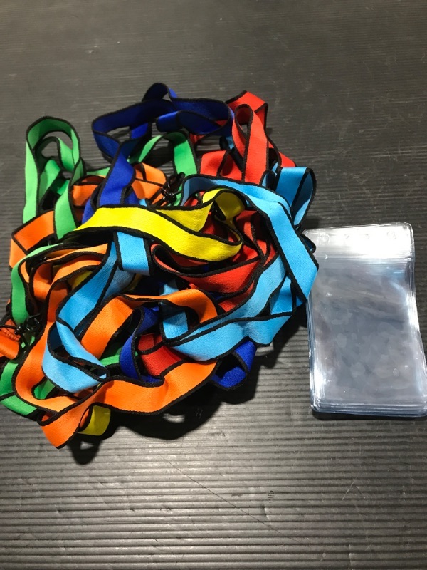 Photo 1 of 13 COLORFUL LANYARDS AND 11 ID CARDS