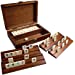 Photo 1 of Tracy Mini Travel Rummy Tile Board Game in with Wooden Racks and Urea Tiles
