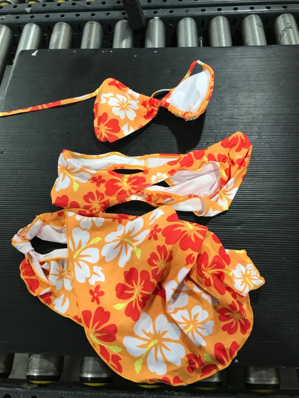 Photo 1 of Young girls 3 piece swim suit Size 160