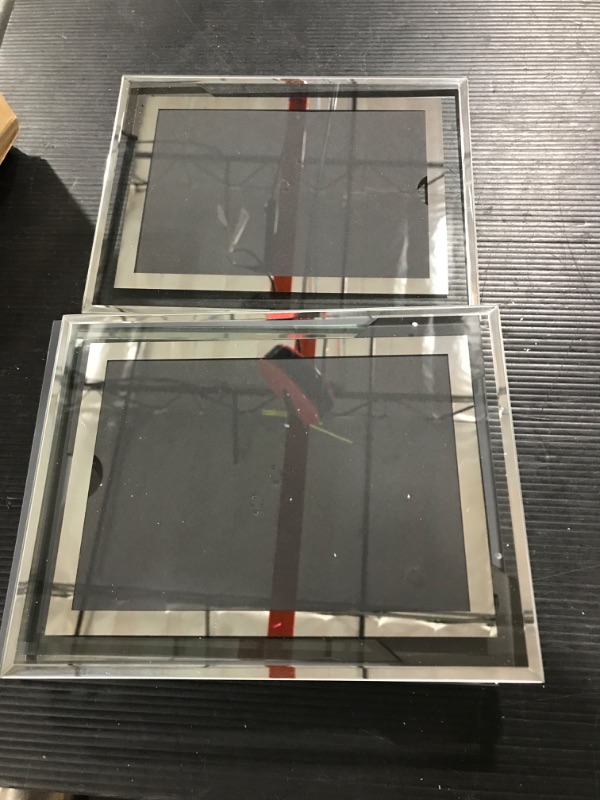 Photo 1 of 6pk of glass picture frames 