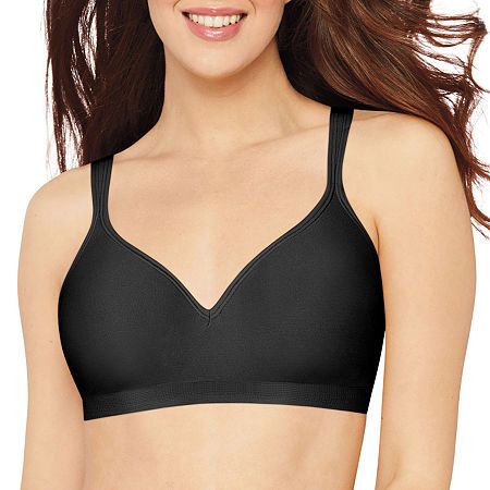 Photo 1 of Bali Comfort Revolution Seamless Full Coverage Bra-3463, C , Black
