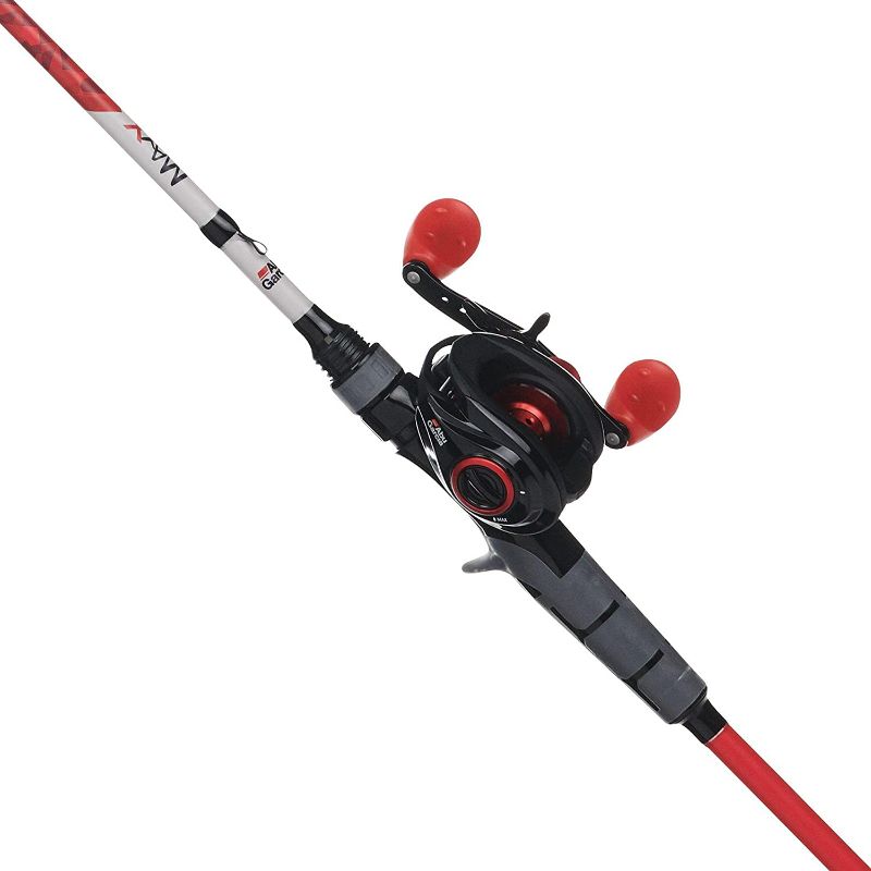 Photo 1 of Abu Garcia Black Max & Max X Low Profile Baitcast Reel and Fishing Rod Combo
