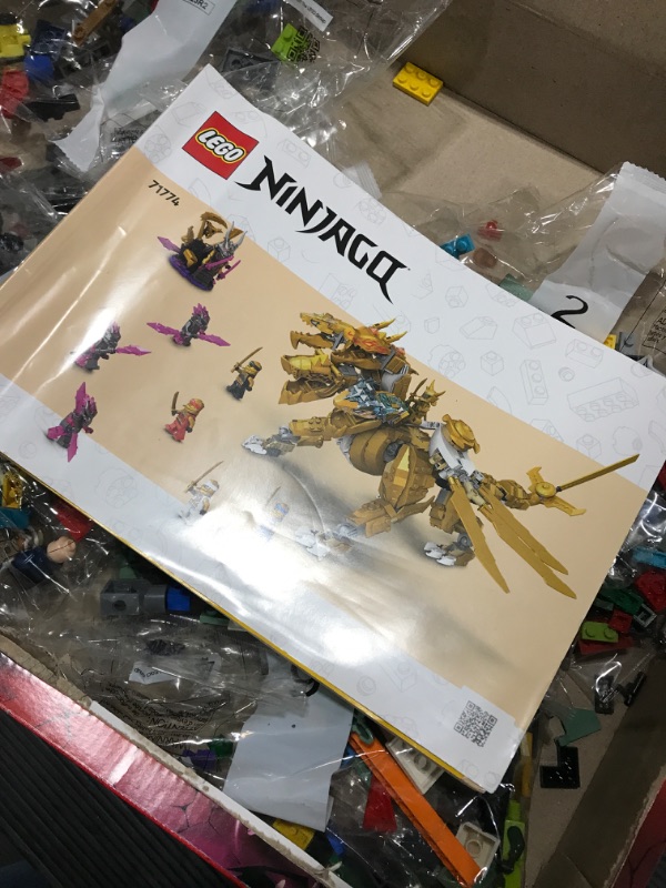 Photo 3 of  LEGO NINJAGO Lloyd's Golden Ultra Dragon 71774 Ninja Building Toy Set for Boys, Girls
