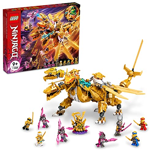 Photo 1 of  LEGO NINJAGO Lloyd's Golden Ultra Dragon 71774 Ninja Building Toy Set for Boys, Girls
