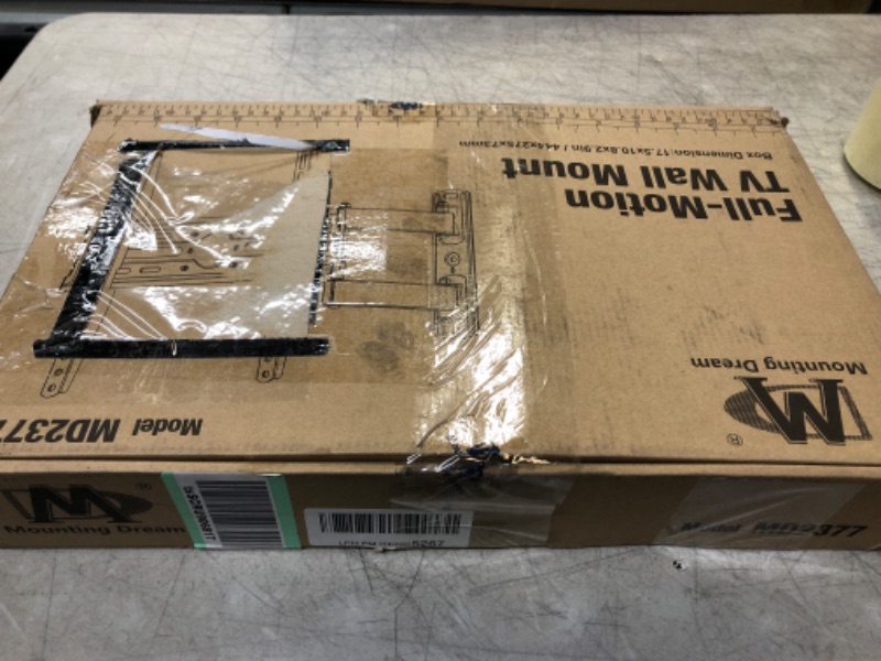 Photo 1 of Mounting Dream UL Listed TV Wall Mount Swivel and Tilt for Most 26-55 Inch TV, TV Mount Perfect Center Design, Full Motion TV Mount Bracket with Articulation, up to VESA 400x400mm, 60 lbs, MD2377