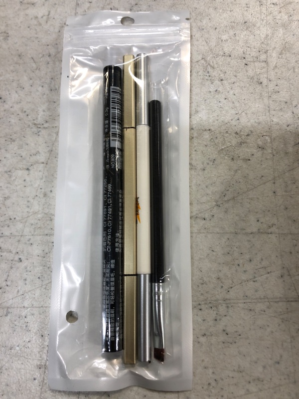 Photo 2 of 3 Different Eyebrow Pencils,Creates Natural Looking Brows Easily,Long Lasting,4-in-1:Eyebrow Pencil *3; Eyebrow Brush *1,Dark Brown #-110438 Dark Brown Eyebrow Pencil *3; Eyebrow Brush *1