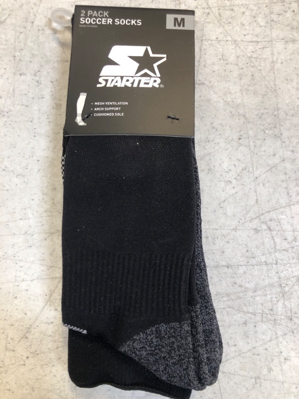 Photo 1 of 2 Pack Starter Soccer Socks Size MED In Package
