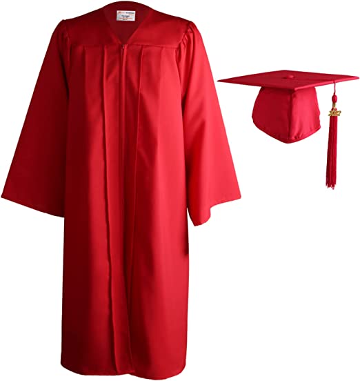 Photo 1 of 2 PACK GradSeason Matte Graduation Gown Cap Tassel Set 2022 for High School and Bachelor
SIZE 42 ALSO GREAT AS A CHOIR GOWN. GOWNS ALSO INCLUDES A PAIR OF MENS SLIDES SIZE 13 
