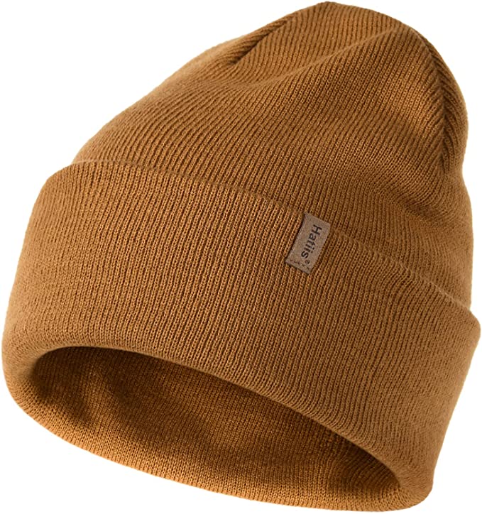 Photo 1 of Hatiis Beanie Hats for Men Women Classic Men's Warm Winter Hats Acrylic Knit Cuff Beanie Cap Daily Beanie Hat
