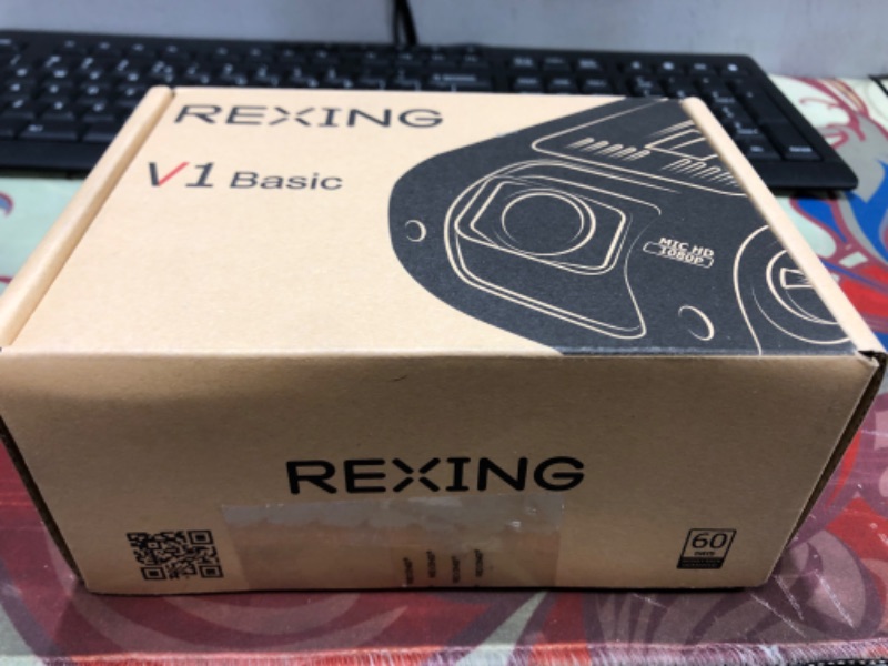 Photo 2 of Rexing V1 Basic Dash Cam 1080P FHD DVR Car Driving Recorder, 2.4" LCD Screen 170°Wide Angle, G-Sensor, WDR, Parking Monitor, Loop Recording