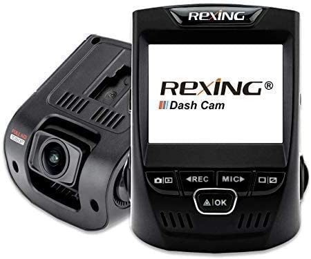 Photo 1 of Rexing V1 Basic Dash Cam 1080P FHD DVR Car Driving Recorder, 2.4" LCD Screen 170°Wide Angle, G-Sensor, WDR, Parking Monitor, Loop Recording