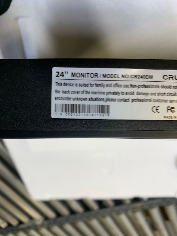 Photo 5 of CRUA CR240DM 24" Inch Super Monitor --- Box Packaging Damaged, Minor Use
