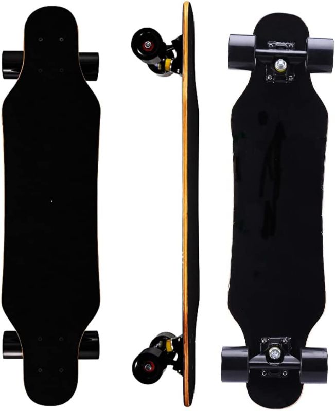 Photo 1 of 31In Kids Longboard Skateboard 7 Layers Pro Complete Carving Cruiser longboards for Beginner --- minor scratch