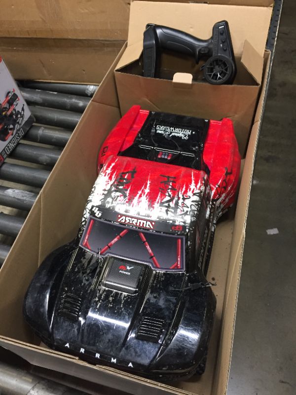 Photo 2 of ARRMA 1/10 SENTON 4X4 V3 3S BLX Brushless Short Course Truck RTR (Transmitter and Receiver Included, Batteries and Charger Required ), Red, ARA4303V3T2