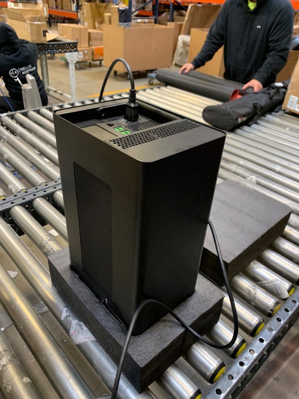 Photo 7 of Razer Core X Chroma Aluminum External GPU Enclosure (eGPU): Compatible with Windows & MacOS Thunderbolt 3 Laptops, NVIDIA /AMD PCIe Support, 700W PSU, 4x USB 3.1, 1x Gbit Ethernet, Chroma RGB, Black Classic Black Core X Chroma eGPU -- Moderate Use, Scuffs