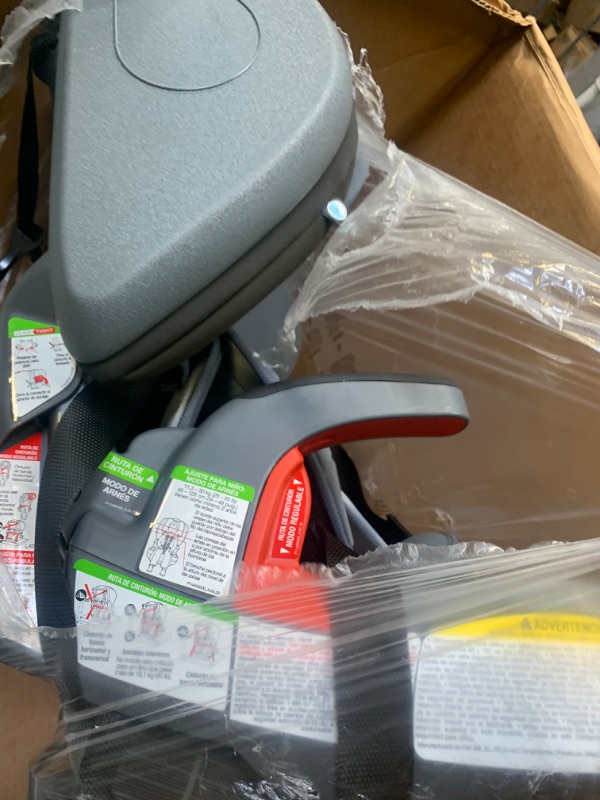 Photo 3 of Britax Grow with You ClickTight Plus Harness-2-Booster Car Seat, Jet Safewash Fabric ClickTight Plus Jet --- Box Packaging Damaged, Moderate Use, Scratches and Scuffs on Plastic
