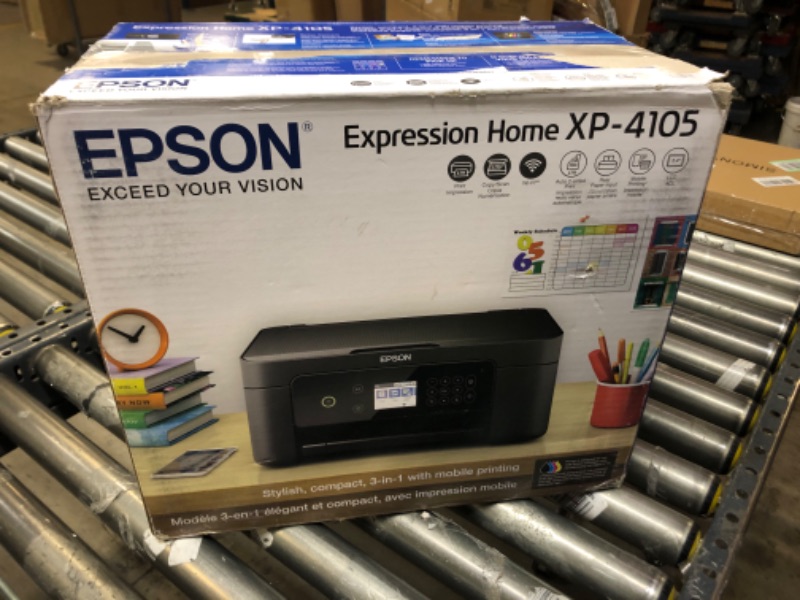 Photo 2 of Epson Expression Home XP-4105, Wireless All-in-One Color Inkjet Printer
