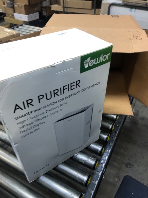 Photo 2 of Air Purifier, Home Air Purifiers For Large Room Up To 1620 sq.ft, VEWIOR H13 True HEPA Air Filter With 5 Timer Settings 3 Fan Speeds, Ultra-Quiet Air Cleaner For Pets Dander Hair Smoke Smell Pollen