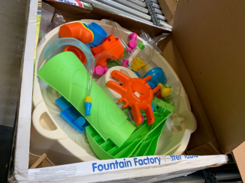 Photo 3 of Little Tikes Fountain Factory Water Table --- Box Packaging Damaged, Moderate Use, Scratches and Scuffs on Item as Shown in Pictures, Missing Parts
